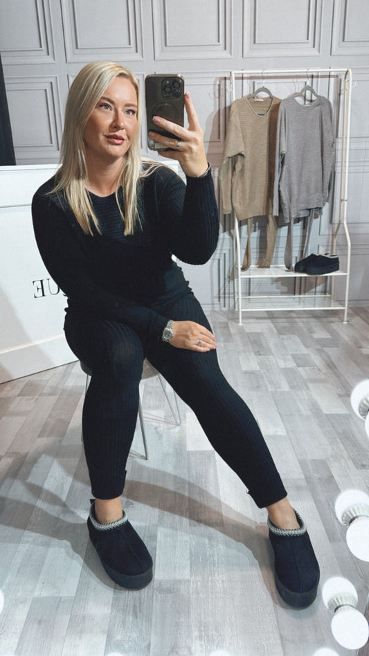 TASMIN Loungewear Black