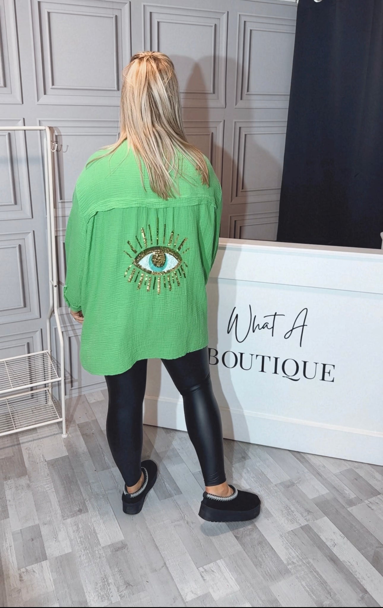 Evil Eye Shirt Green