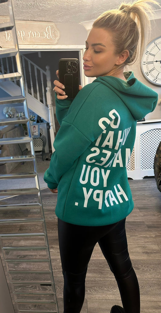 Happy Hoodie - Green