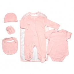 5 Piece Baby Bag Pink