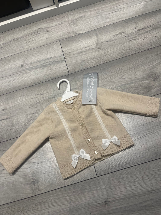 Brianna Beige Cardigan