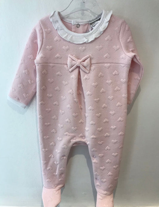 VALENTINE Babygrow Pink