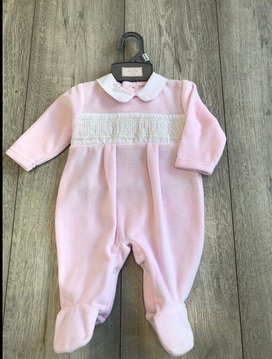 PRINCESS Babygrow Pink