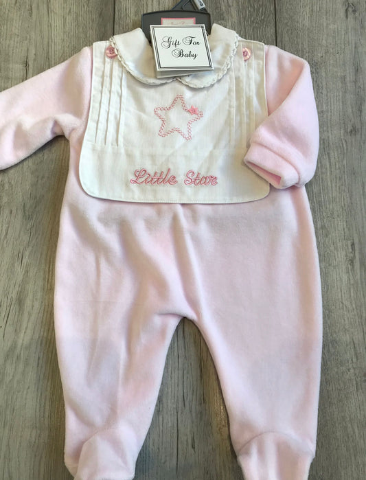 STAR Babygrow Pink